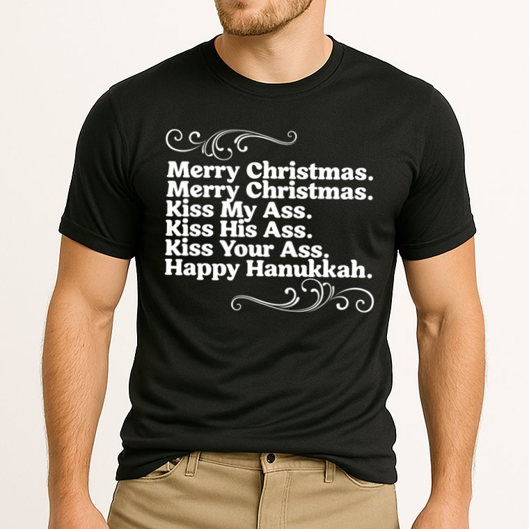 Merry Christmas K.iss My Ass Quote Christmas Vacation Performance Shirt