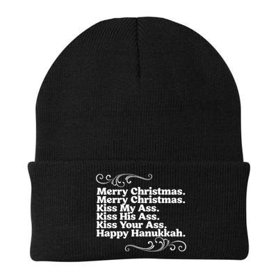 Merry Christmas K.iss My Ass Quote Christmas Vacation Beanie