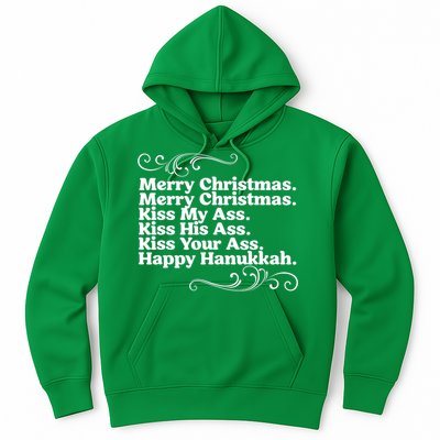 Merry Christmas K.iss My Ass Quote Christmas Vacation Hoodie