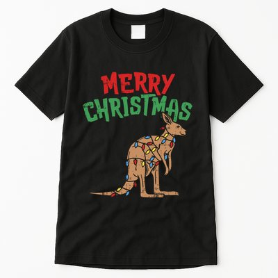 Merry Christmas Kangaroo Australian Australia Gift Tall T-Shirt