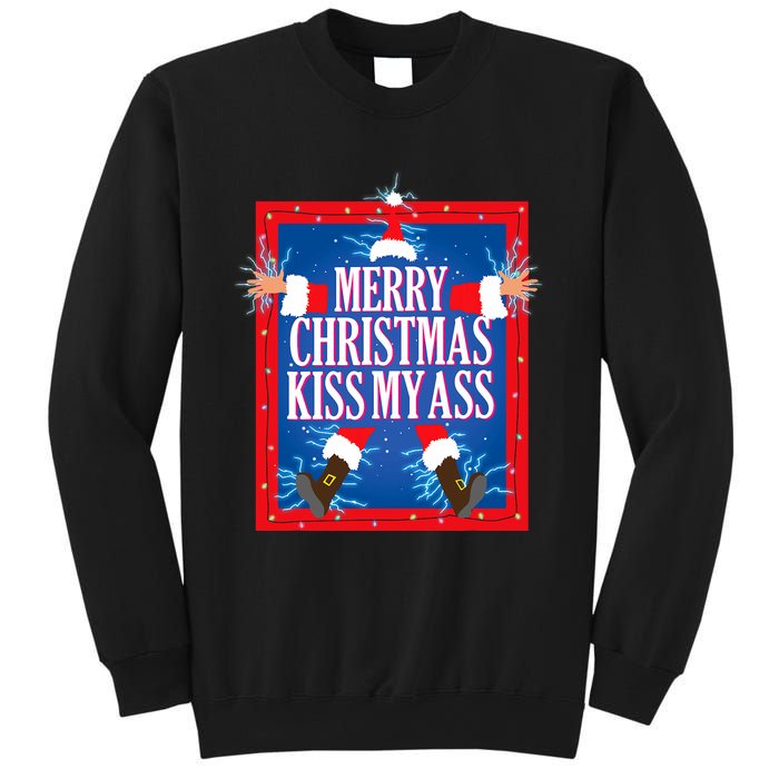 Merry Christmas Kiss My Ass Funny Christmas Vacation Movie Sweatshirt