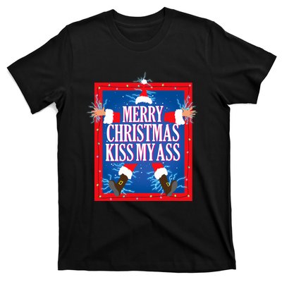 Merry Christmas Kiss My Ass Funny Christmas Vacation Movie T-Shirt