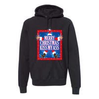 Merry Christmas Kiss My Ass Funny Christmas Vacation Movie Premium Hoodie