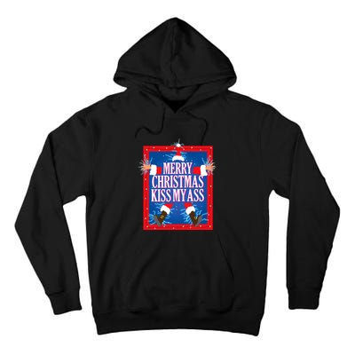 Merry Christmas Kiss My Ass Funny Christmas Vacation Movie Tall Hoodie