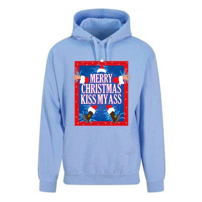 Merry Christmas Kiss My Ass Funny Christmas Vacation Movie Unisex Surf Hoodie