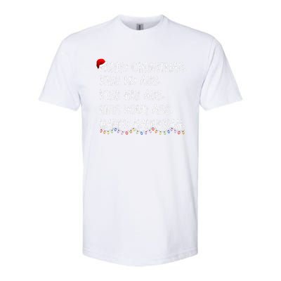 Merry Christmas Kis.s My Ass His Ass Your Ass Happy Hanukkah Softstyle® CVC T-Shirt