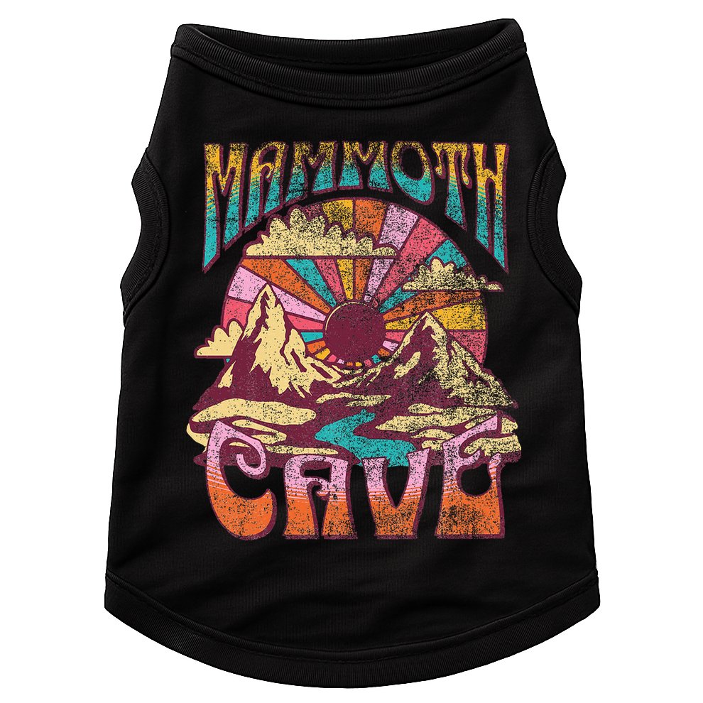 Mammoth Cave Kentucky Nature Hiking Mountains Outdoors Retro Doggie Tank