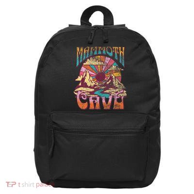 Mammoth Cave Kentucky Nature Hiking Mountains Outdoors Retro 16 in Basic Backpack