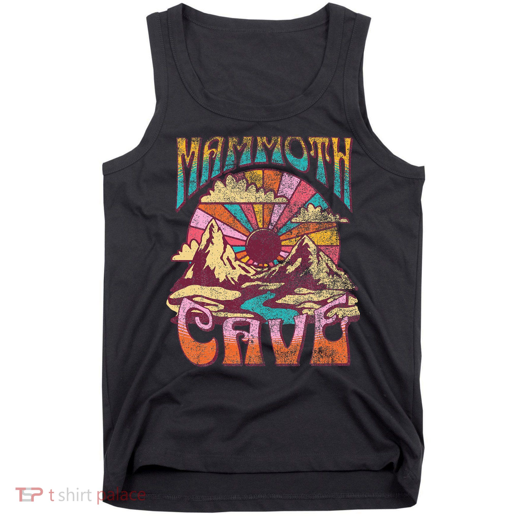 Mammoth Cave Kentucky Nature Hiking Mountains Outdoors Retro Tank Top