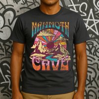 Mammoth Cave Kentucky Nature Hiking Mountains Outdoors Retro T-Shirt