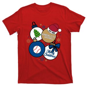 Merry Christmas Kansas City Baseball Est 1969 T-Shirt