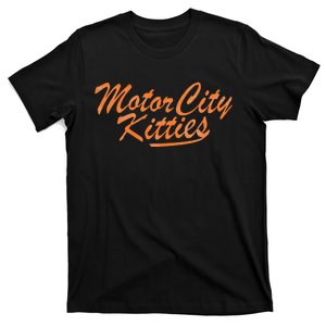 Motor City Kitties Sport Game Balls Fans Players T-Shirt