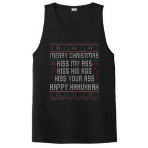 Merry Christmas Kis.s My Ass His Ass Your Ass  PosiCharge Competitor Tank