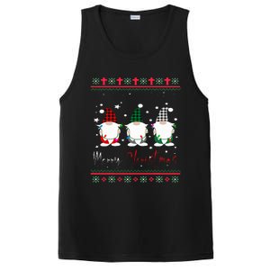 Merry Christmas Leopard Buffalo Red Plaid  PosiCharge Competitor Tank