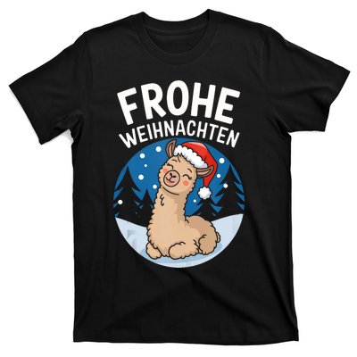 Merry Christmas Llama Frohe Weihnachten Tank Top T-Shirt