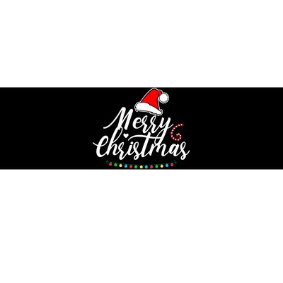 Merry Christmas Long Sleeve Bumper Sticker