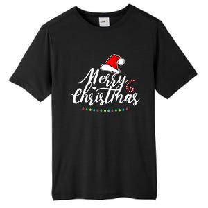 Merry Christmas Long Sleeve Tall Fusion ChromaSoft Performance T-Shirt