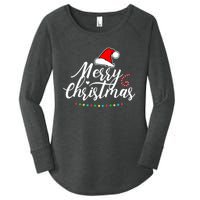 Merry Christmas Long Sleeve Women's Perfect Tri Tunic Long Sleeve Shirt