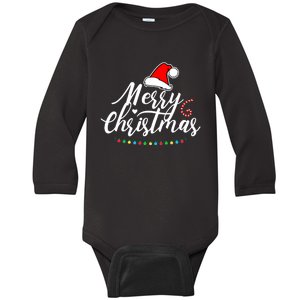 Merry Christmas Long Sleeve Baby Long Sleeve Bodysuit