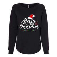 Merry Christmas Long Sleeve Womens California Wash Sweatshirt