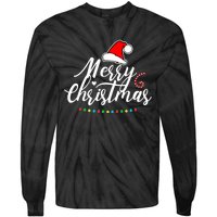 Merry Christmas Long Sleeve Tie-Dye Long Sleeve Shirt