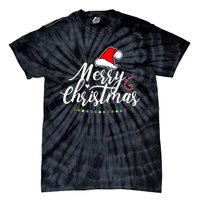 Merry Christmas Long Sleeve Tie-Dye T-Shirt