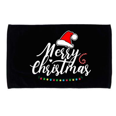 Merry Christmas Long Sleeve Microfiber Hand Towel