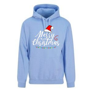 Merry Christmas Long Sleeve Unisex Surf Hoodie