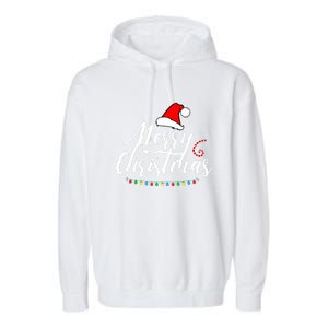 Merry Christmas Long Sleeve Garment-Dyed Fleece Hoodie