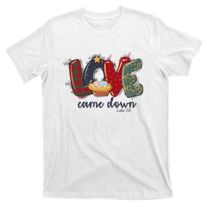 Merry Christmas Love Came Down Luke 211 Christian Religious T-Shirt