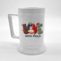 Merry Christmas Love Came Down Luke 211 Christian Religious Beer Stein