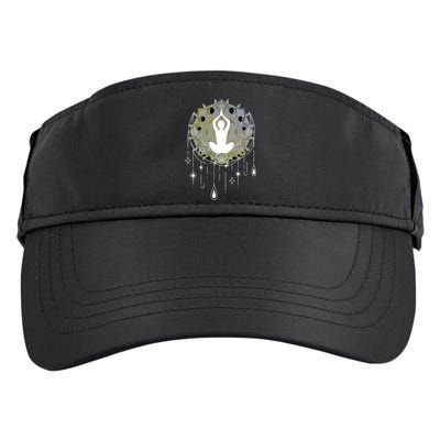 Meditation Clothing Lotus Seat Namaste Yoga Funny Gift Adult Drive Performance Visor