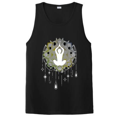 Meditation Clothing Lotus Seat Namaste Yoga Funny Gift PosiCharge Competitor Tank