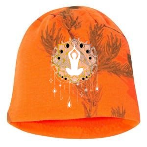 Meditation Clothing Lotus Seat Namaste Yoga Funny Gift Kati - Camo Knit Beanie