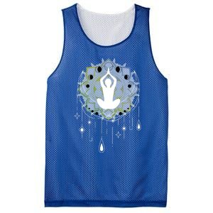 Meditation Clothing Lotus Seat Namaste Yoga Funny Gift Mesh Reversible Basketball Jersey Tank