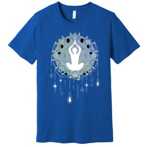 Meditation Clothing Lotus Seat Namaste Yoga Funny Gift Premium T-Shirt