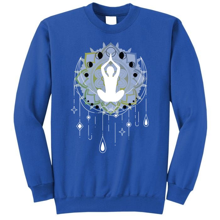 Meditation Clothing Lotus Seat Namaste Yoga Funny Gift Tall Sweatshirt