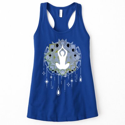 Meditation Clothing Lotus Seat Namaste Yoga Funny Gift Womens Tank Top