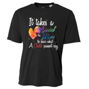 Mom Child Love Puzzle Inspirational Autism Awareness Gift Cooling Performance Crew T-Shirt