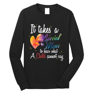 Mom Child Love Puzzle Inspirational Autism Awareness Gift Long Sleeve Shirt