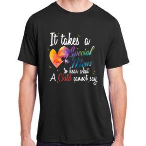 Mom Child Love Puzzle Inspirational Autism Awareness Gift Adult ChromaSoft Performance T-Shirt