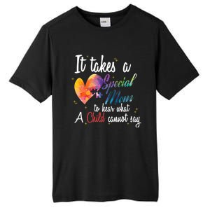 Mom Child Love Puzzle Inspirational Autism Awareness Gift Tall Fusion ChromaSoft Performance T-Shirt