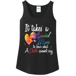 Mom Child Love Puzzle Inspirational Autism Awareness Gift Ladies Essential Tank