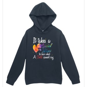 Mom Child Love Puzzle Inspirational Autism Awareness Gift Urban Pullover Hoodie