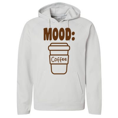 Mood Coffee Lover Performance Fleece Hoodie