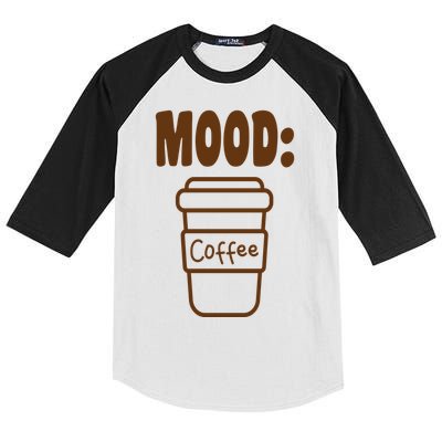 Mood Coffee Lover Kids Colorblock Raglan Jersey