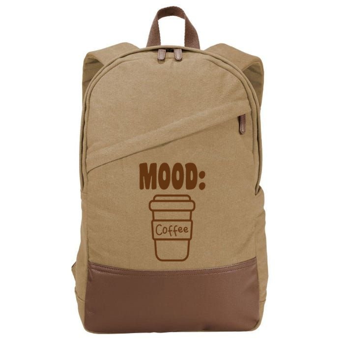 Mood Coffee Lover Cotton Canvas Backpack