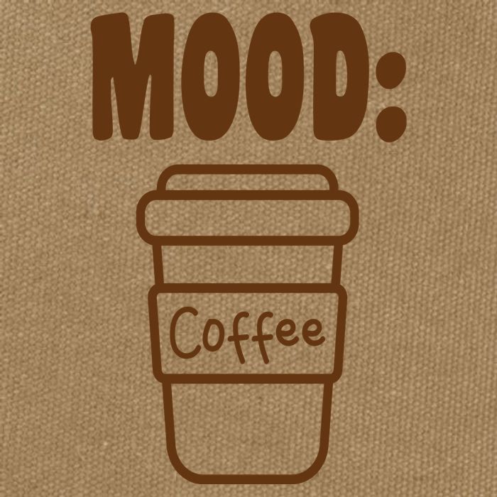 Mood Coffee Lover Cotton Canvas Backpack