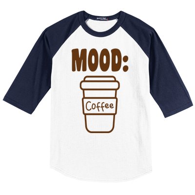 Mood Coffee Lover Baseball Sleeve Shirt