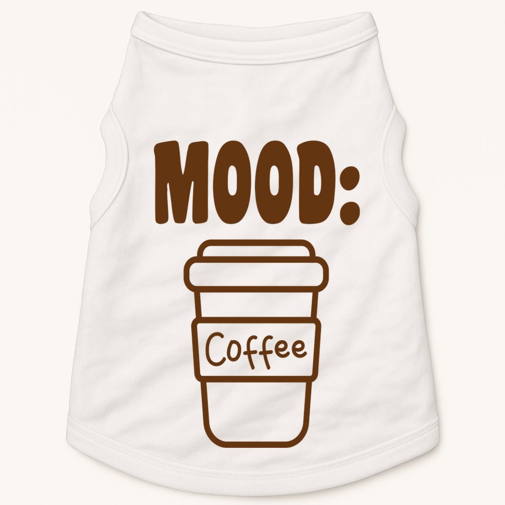 Mood Coffee Lover Doggie Tank